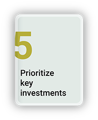 Prioritize Key Investments